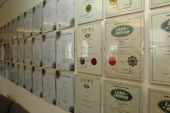Land Rover Trained Technicians